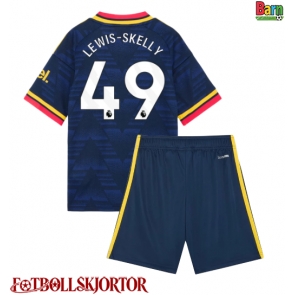 Arsenal Myles Lewis-Skelly #49 Borta Kläder Barn 2026-27 Kortärmad (+ Korta byxor)